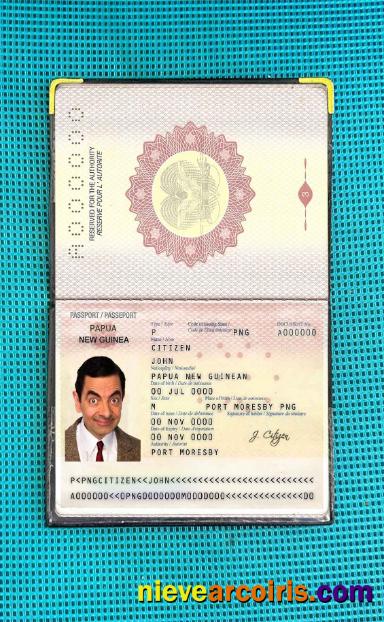 Papua New Guinea Passport photolook